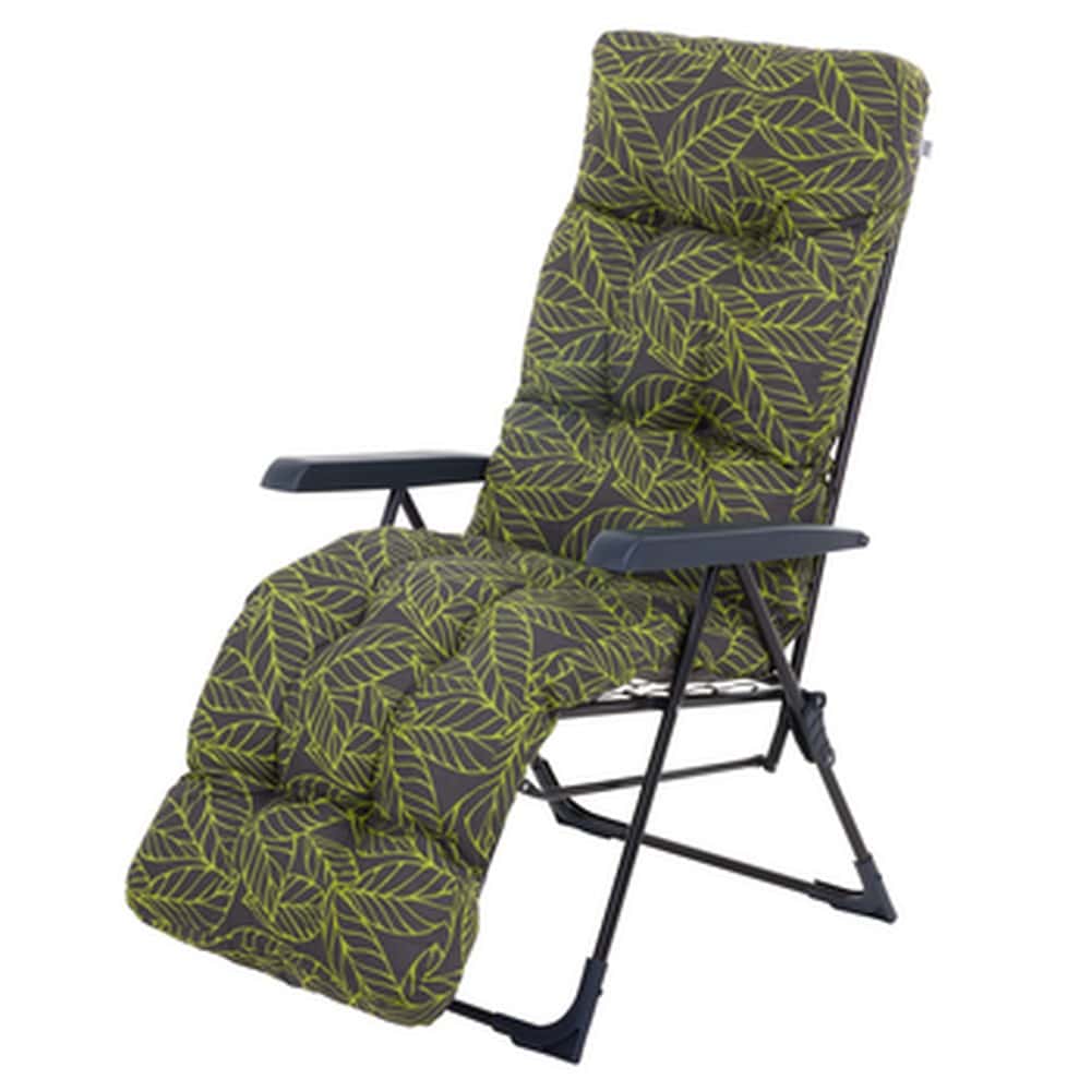 Dajar Armchair Cordoba Plus Leaves Green - ideal for relaxing in the garden