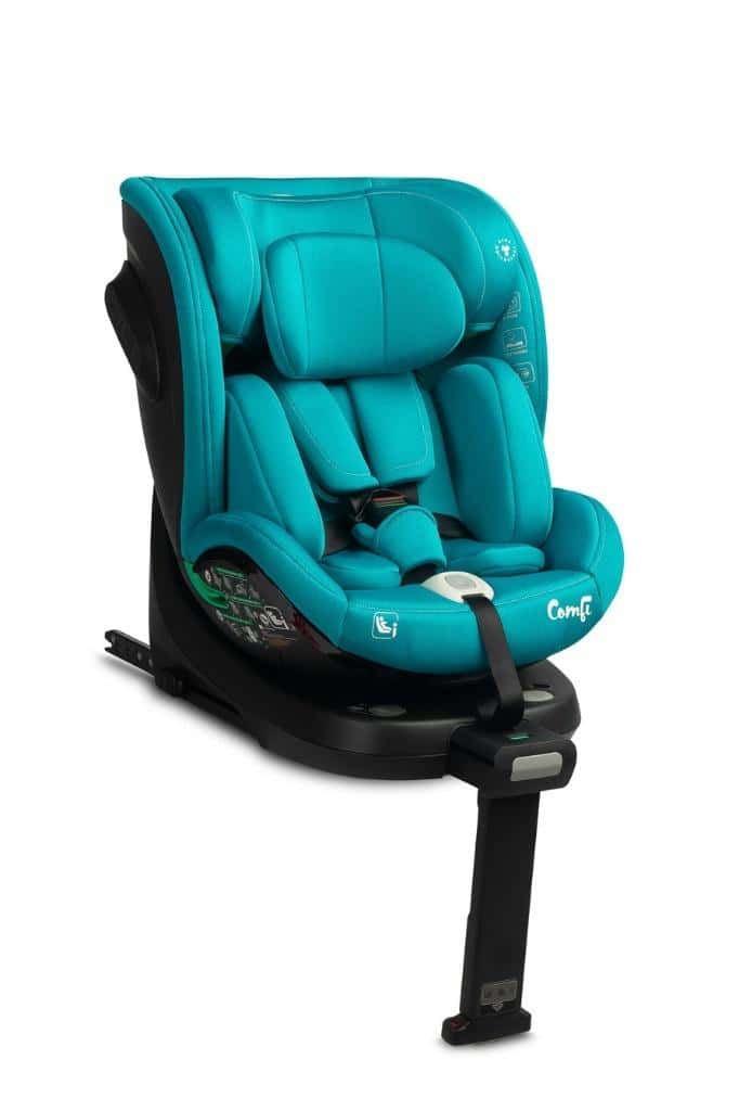 Caretero Comfi - Rotating car seat 40-150 cm - blue comfort and safety
