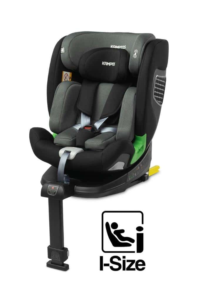 Caretero Kamptos I-Size - Rotating car seat 40-150 cm grey