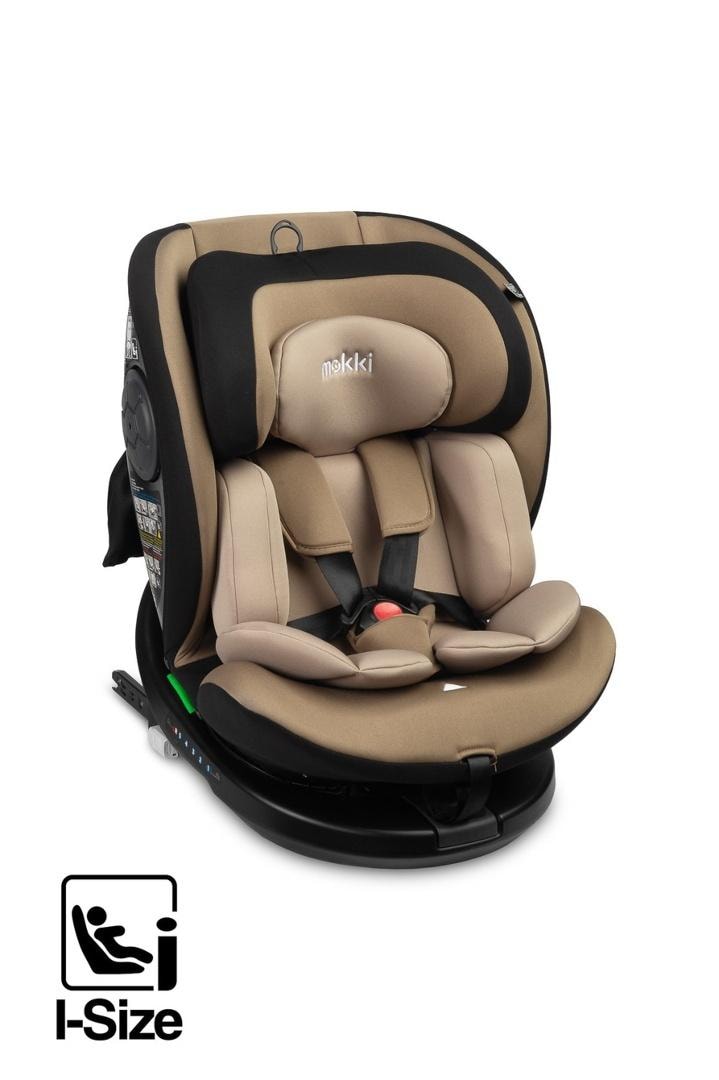 Mokki I-Size car seat beige 40-150 cm - safe travel
