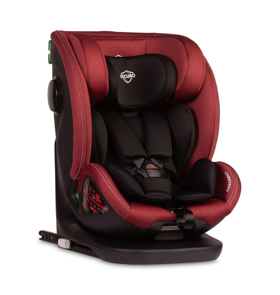 Securo I-Size Car Seat Burgundy 40-150 cm - safety and comfort