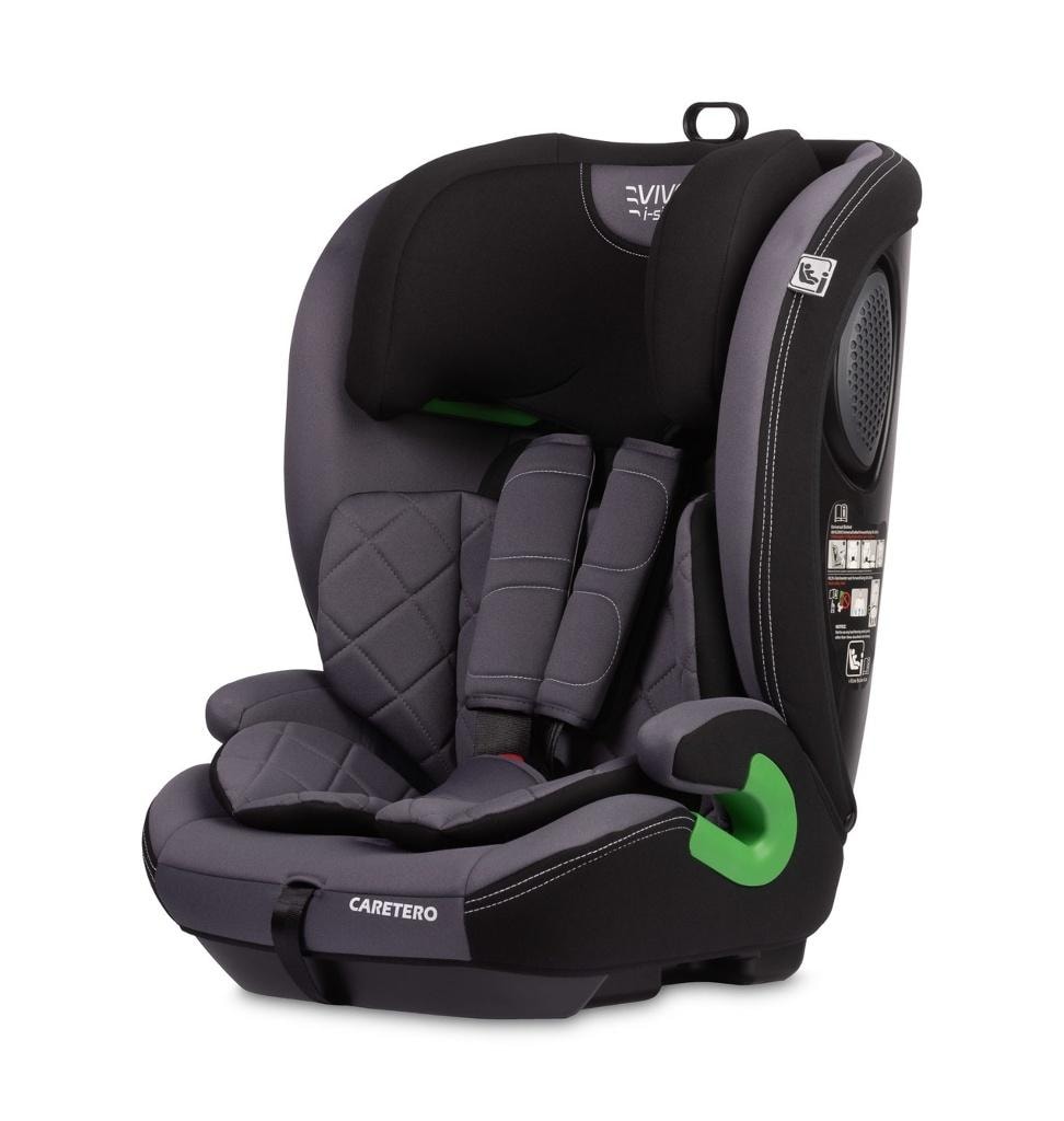 Caretero Vivo i-Size - Car seat graphite 76-150 cm