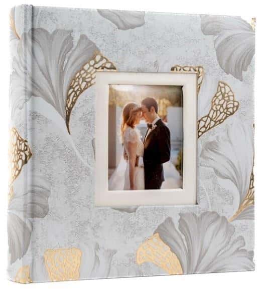 Fandy Slip-in photo album stitched KD-46200W Veil 1 - perfect as a gift