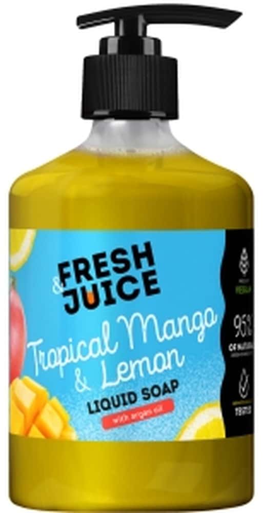 FRESH JU Liquid Soap Mango & Lemon - exotic refreshment for your hands