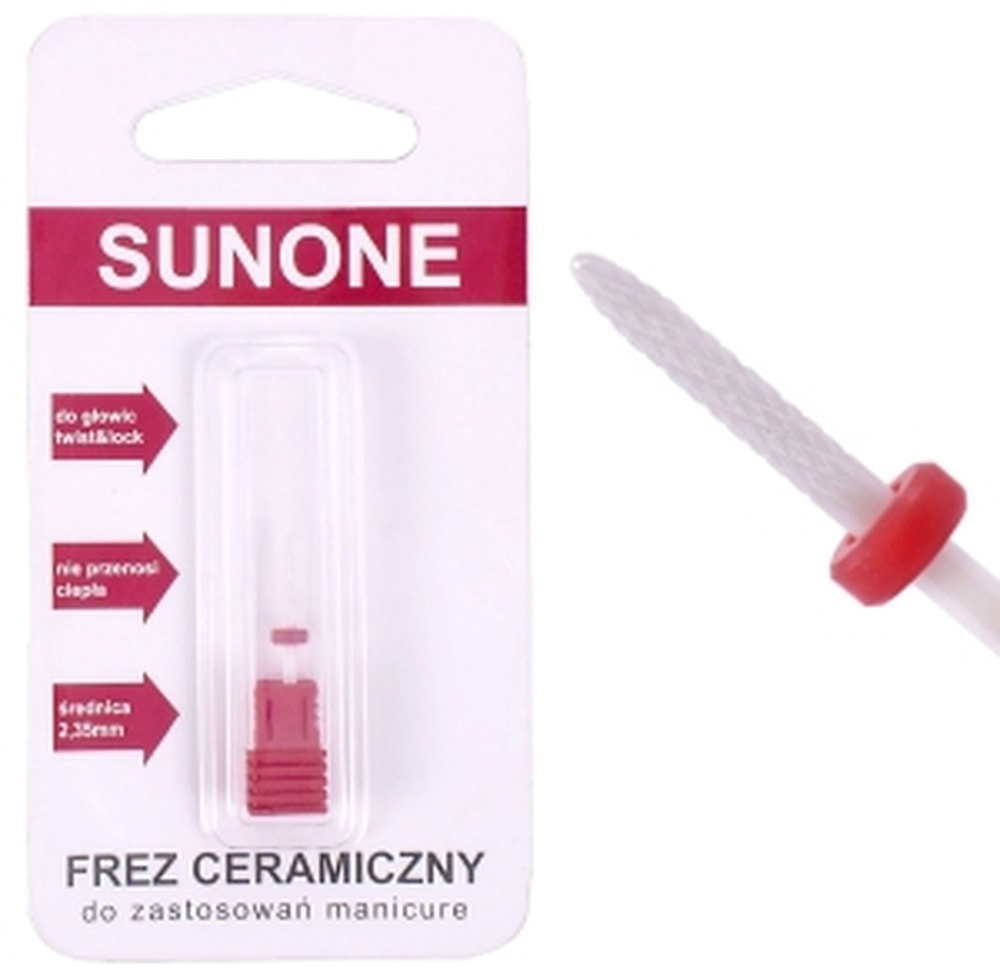 Sunone Ceramic Milling Cutter Slotted Delicate - perfect for precise nail care