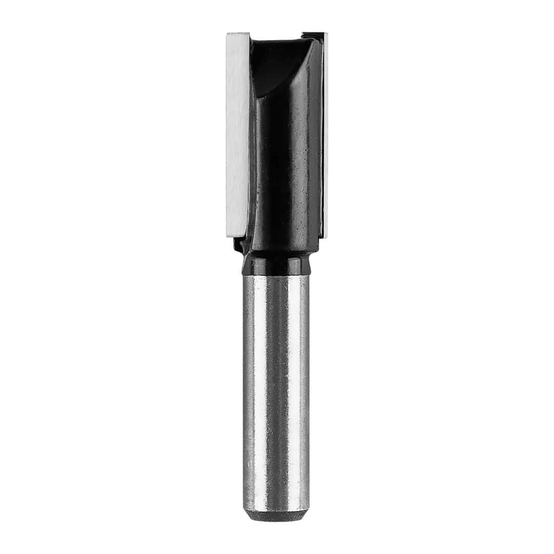 GRAPHITE Wood cutter straight, double-edged, carbide, 12 x 25 mm, shank 8 mm