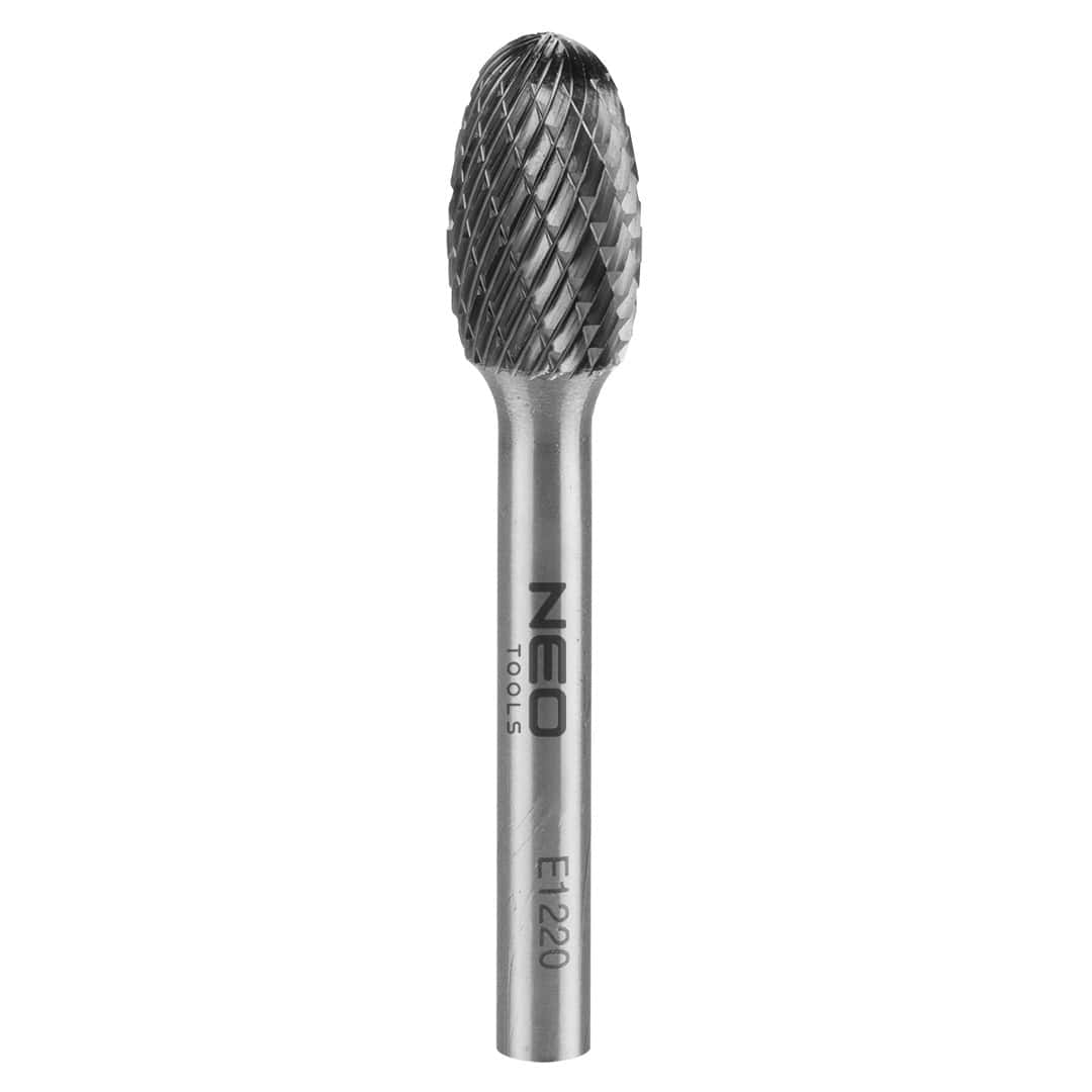 NEO TOOLS Carbide burr for metal type E (oval) 12 x 20 mm