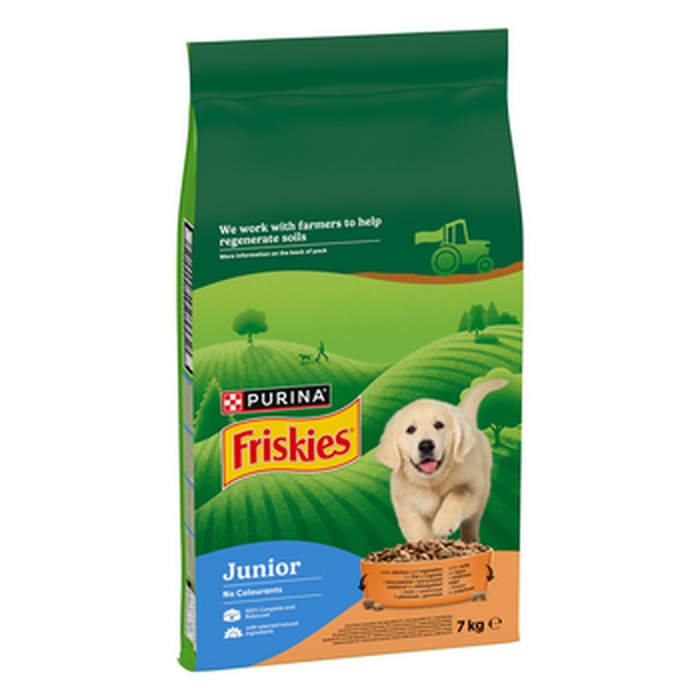 Friskies Junior - Puppy food with chicken and vegetables 7kg