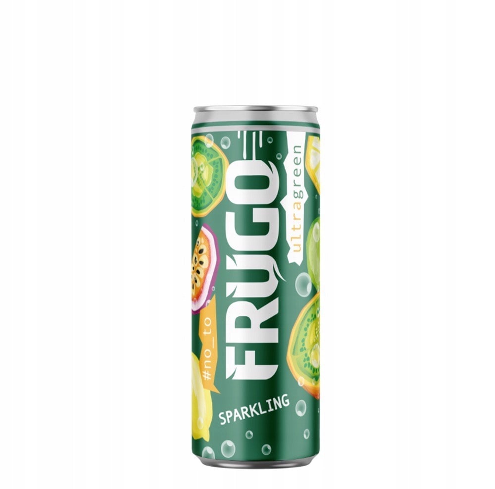 Frugo Green - Carbonated fruit drink 250 ml - Refreshment at your fingertips!