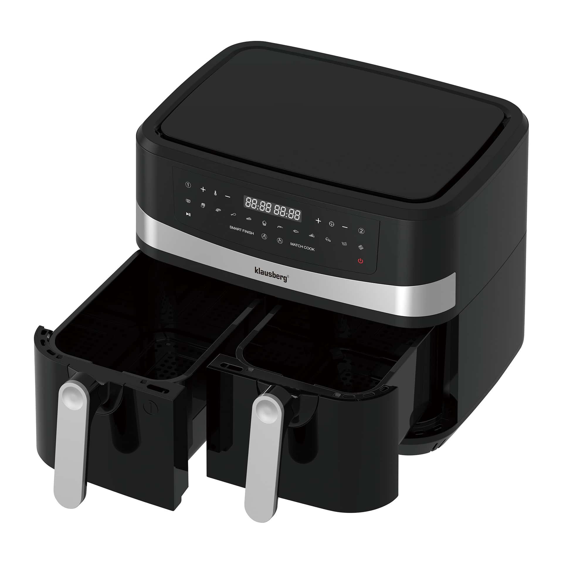 Klausberg 9l Dual Basket Air Fryer - healthy cooking