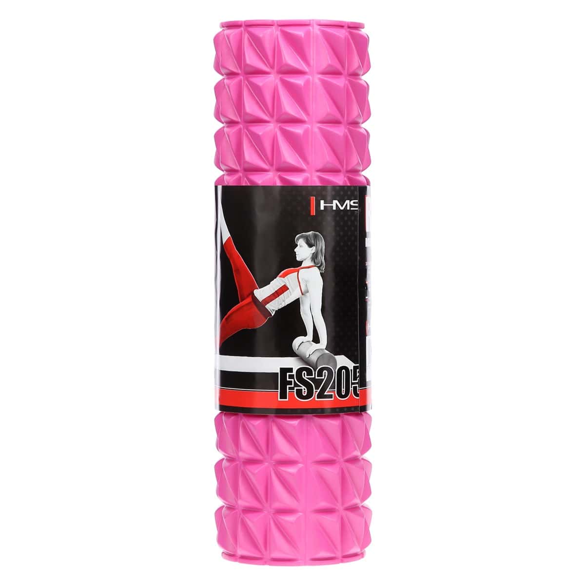HMS FS205 Pink fitness roller 45 cm - ideal for regeneration