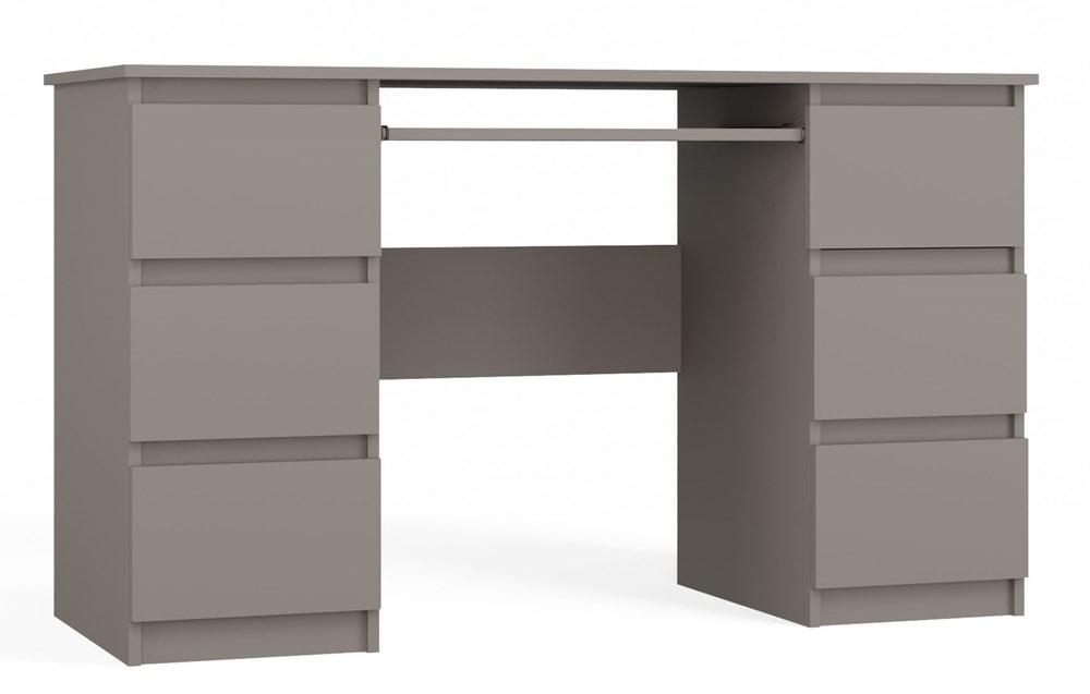 Kuba Desk CLAY - Functional desk with 6 drawers