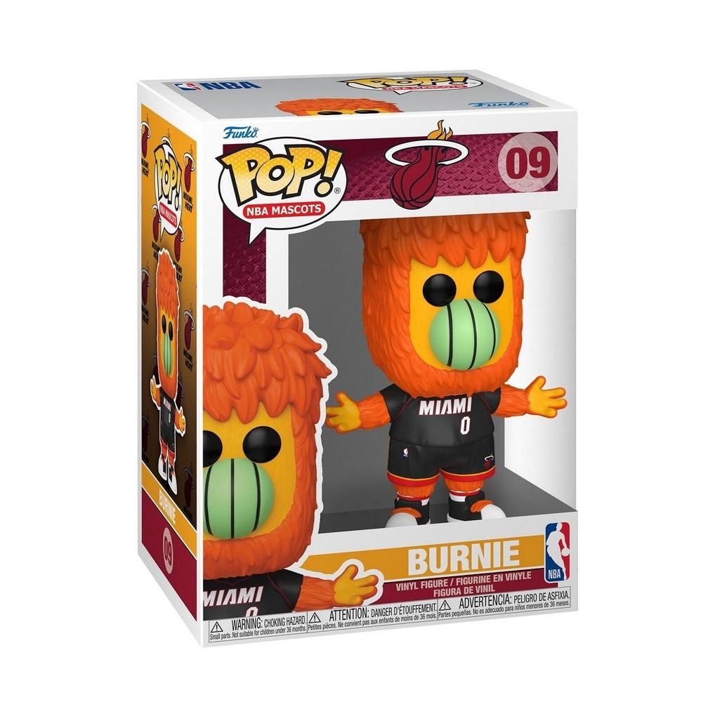 Funko POP Basketball: Miami Burnie - NBA Collectible Figure