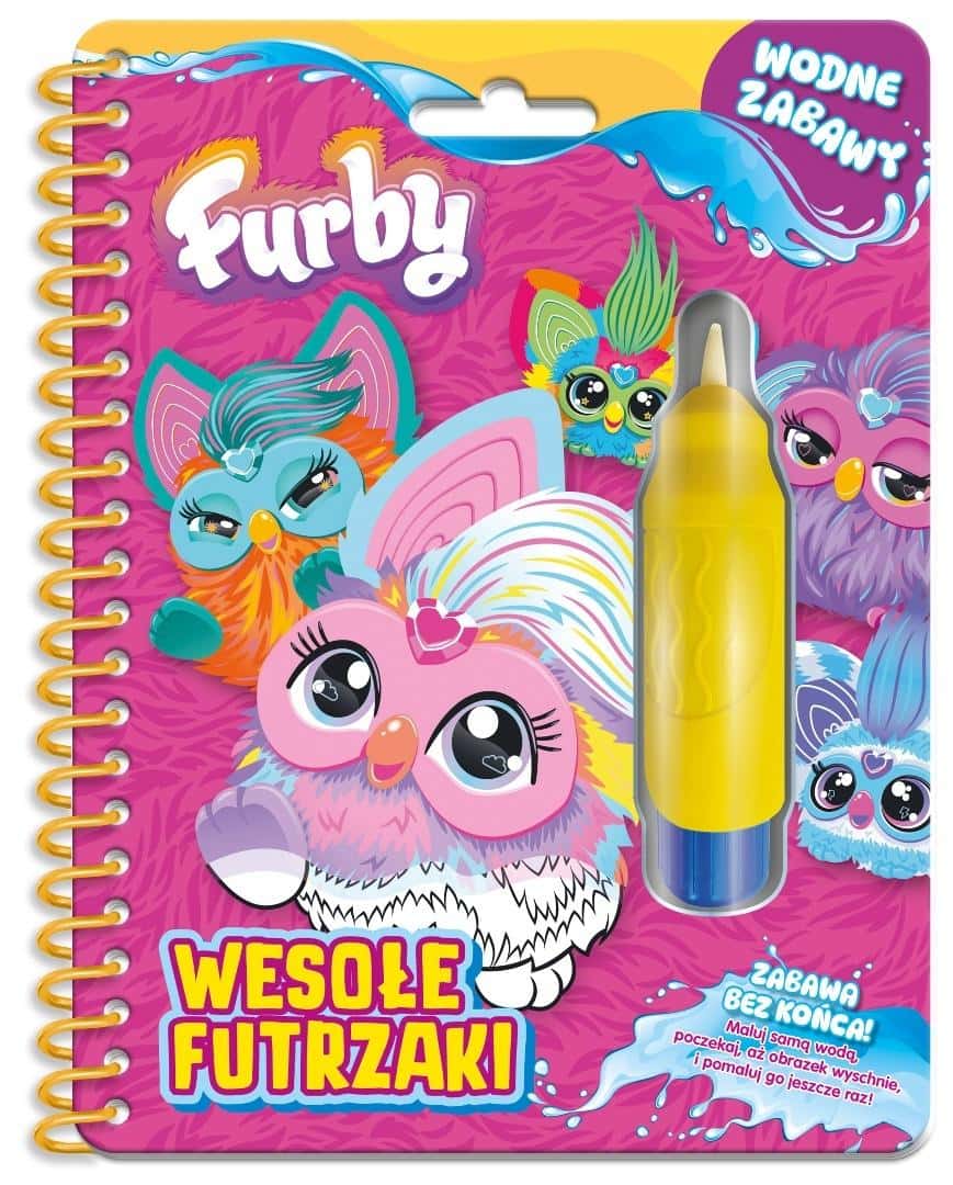 Happy Furby Friends - Book with water pen for kids