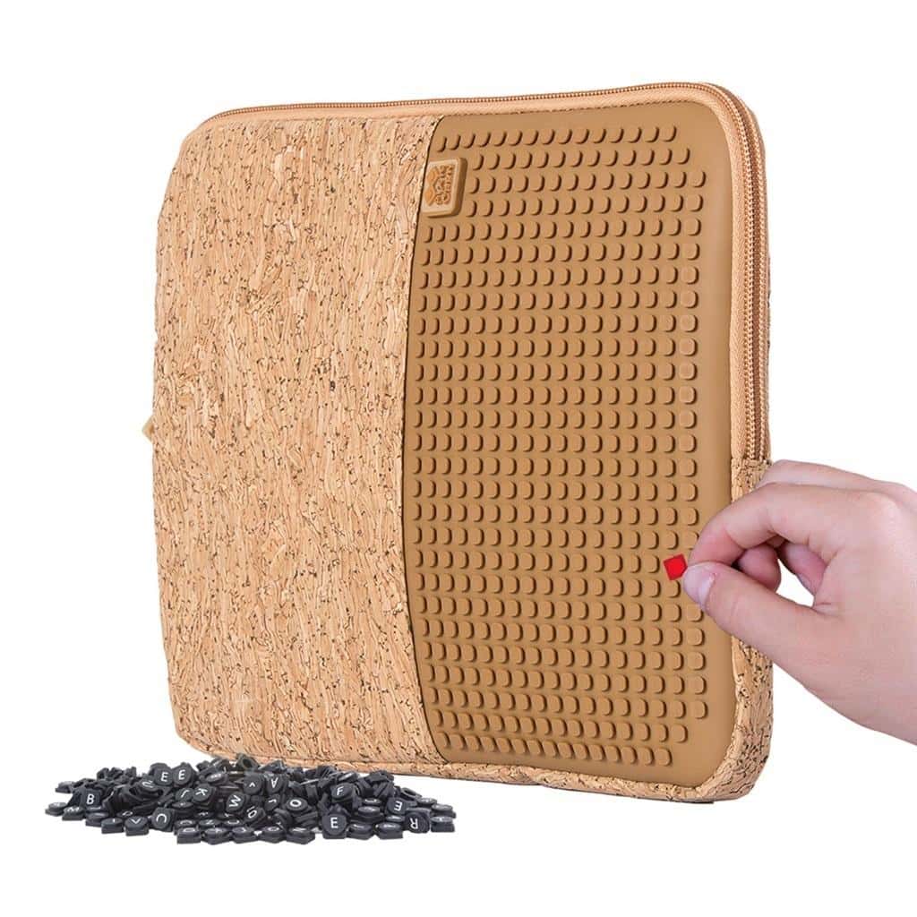 PIXIE CREW Tablet case with beige panel - perfect for personalization