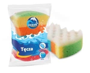 Ocean Bath Sponge Massage Rainbow - for a relaxing bath