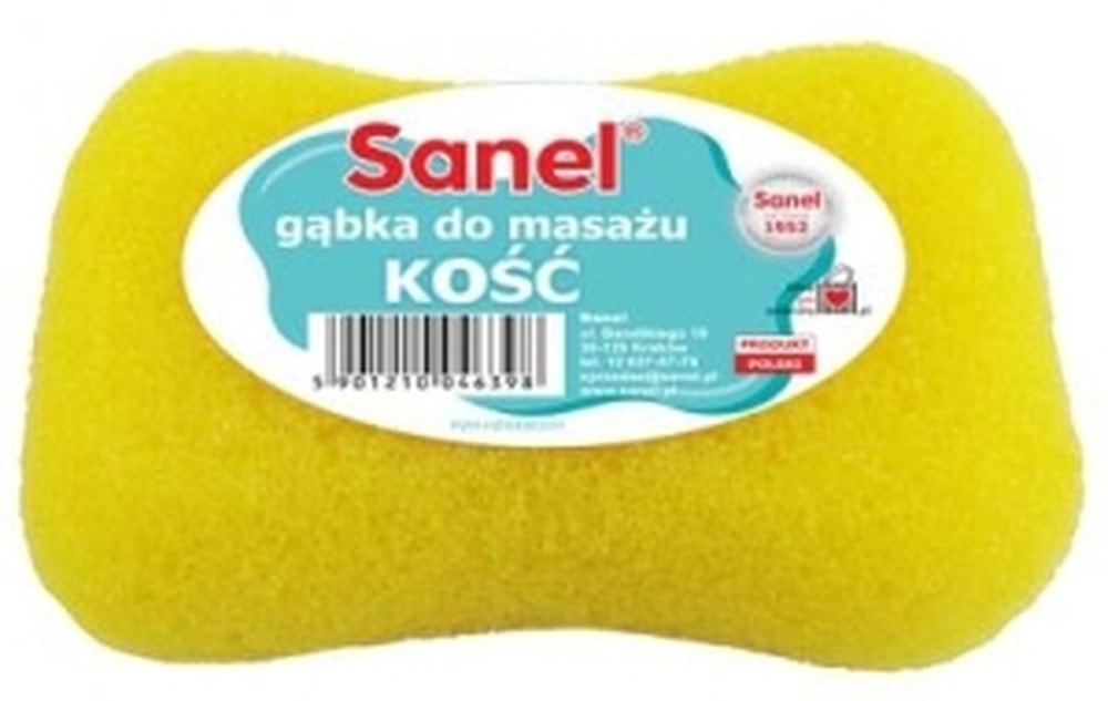 Sanel Cosmetic Sponge for Massage Bone Shape - for relaxation and care