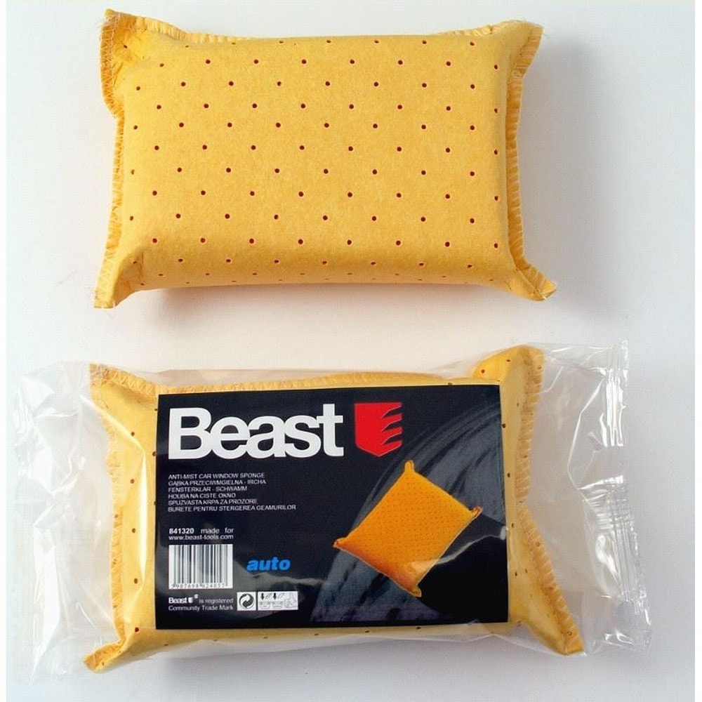 Car sponge with chamois - ideal for cleaning windows