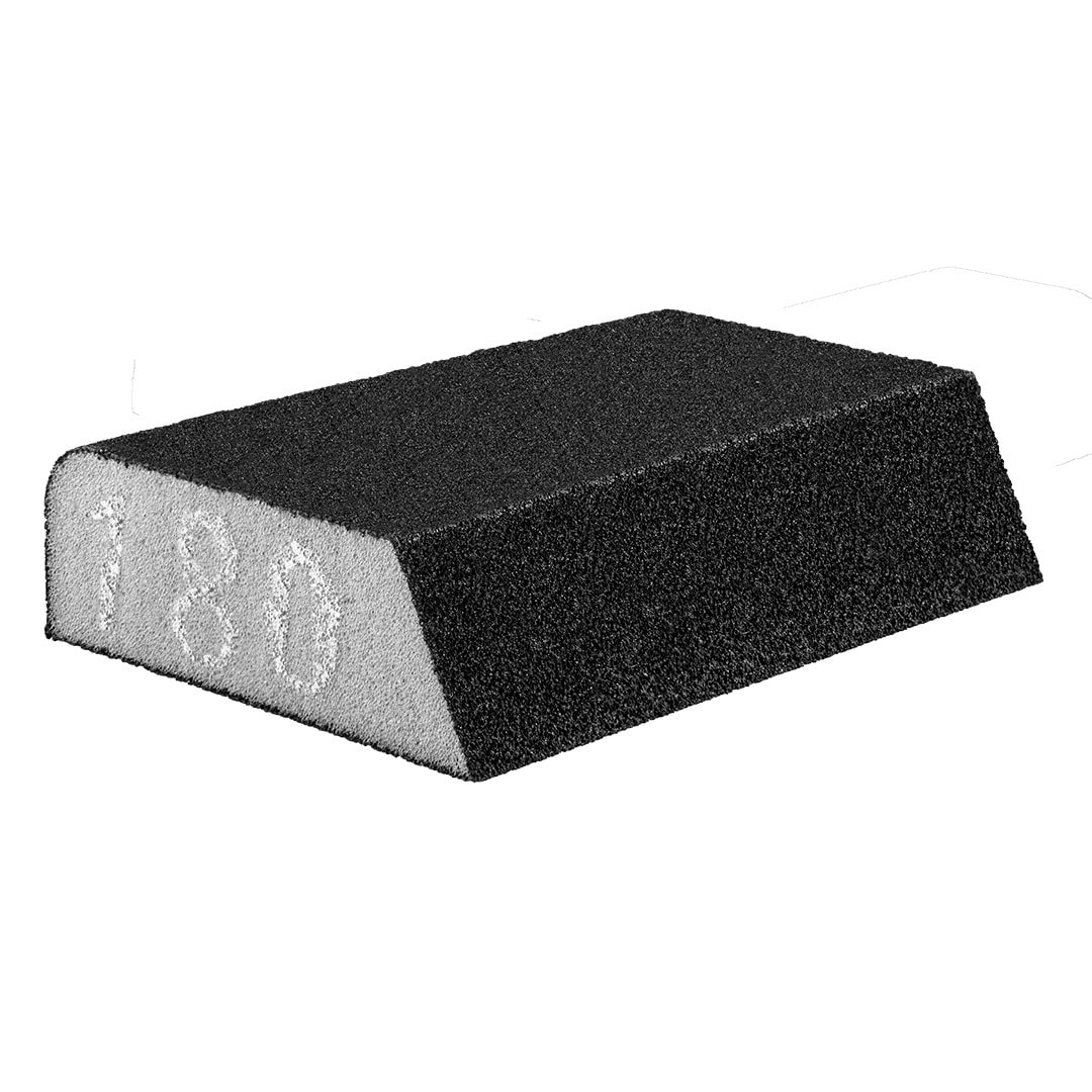 NEO TOOLS Sanding sponge angled 98 x 25 x 68 mm, grit 180