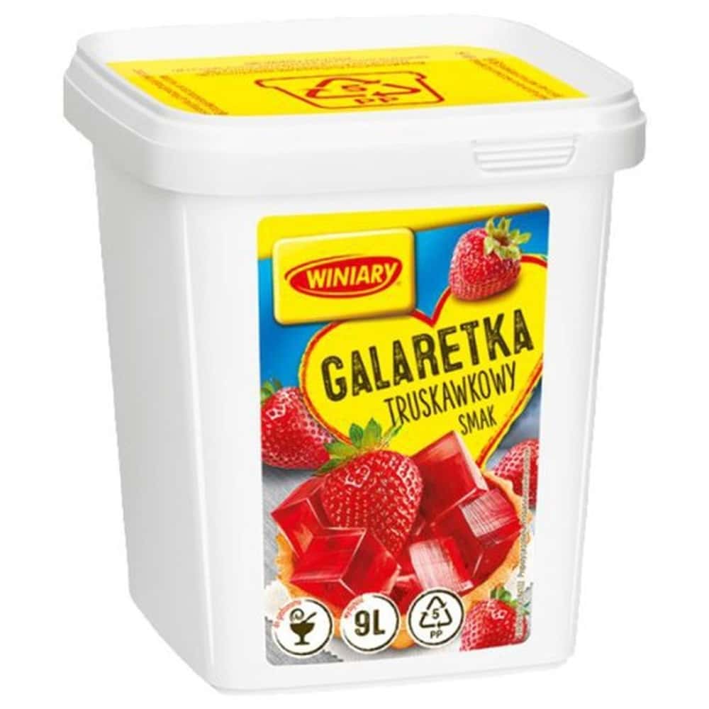Winiary Strawberry Jelly - perfect for dessert 1.3 kg