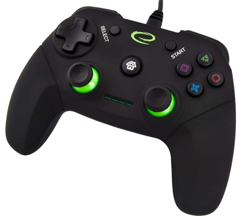 Esperanza Vanquisher EGG110K - Gamepad PC/PS3 black-green