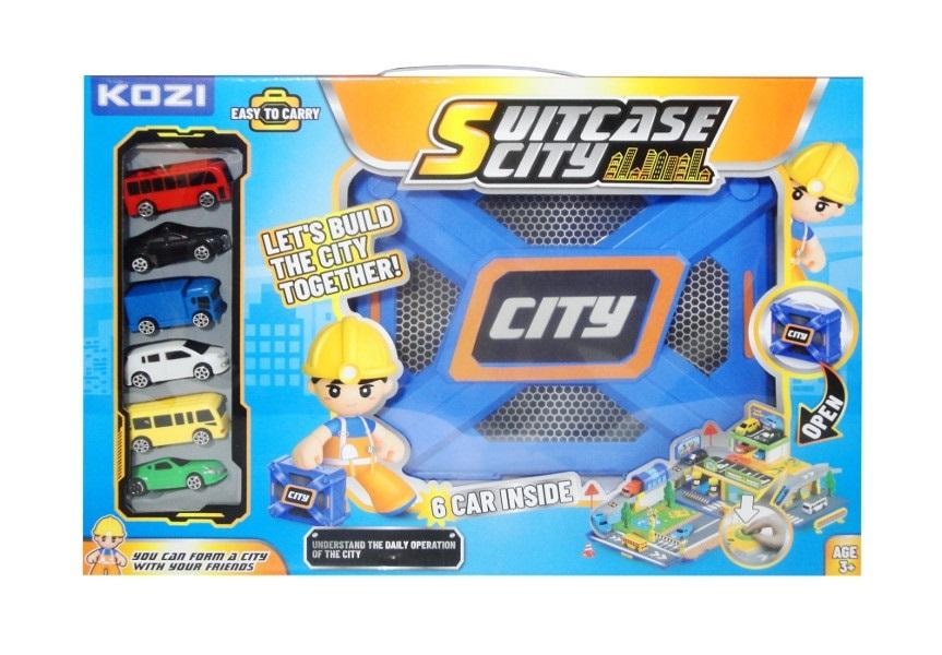 Garage for toy cars with box - perfect gift for kids