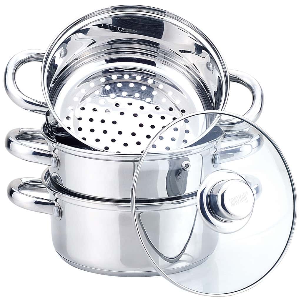 Kinghoff Steamer Pot - healthy way for delicious meals