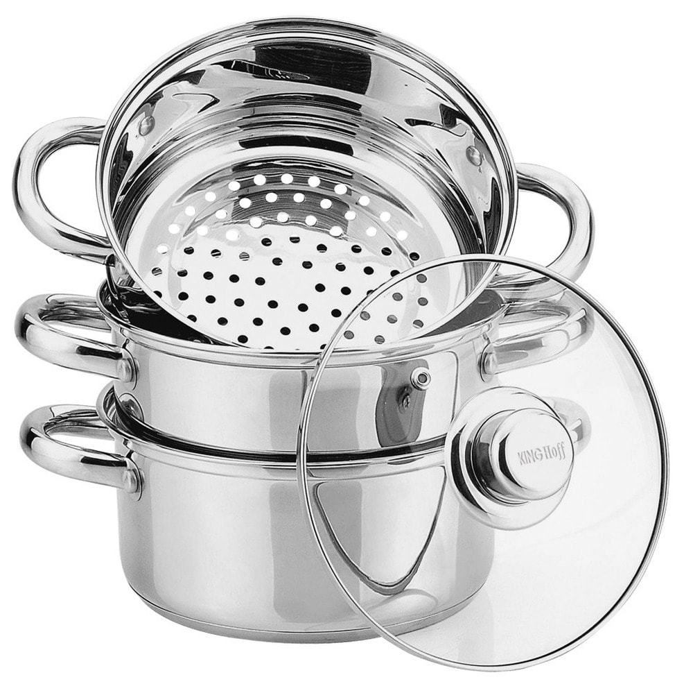 Kinghoff Steamer pot - stainless steel set 4 pieces Ø20cm