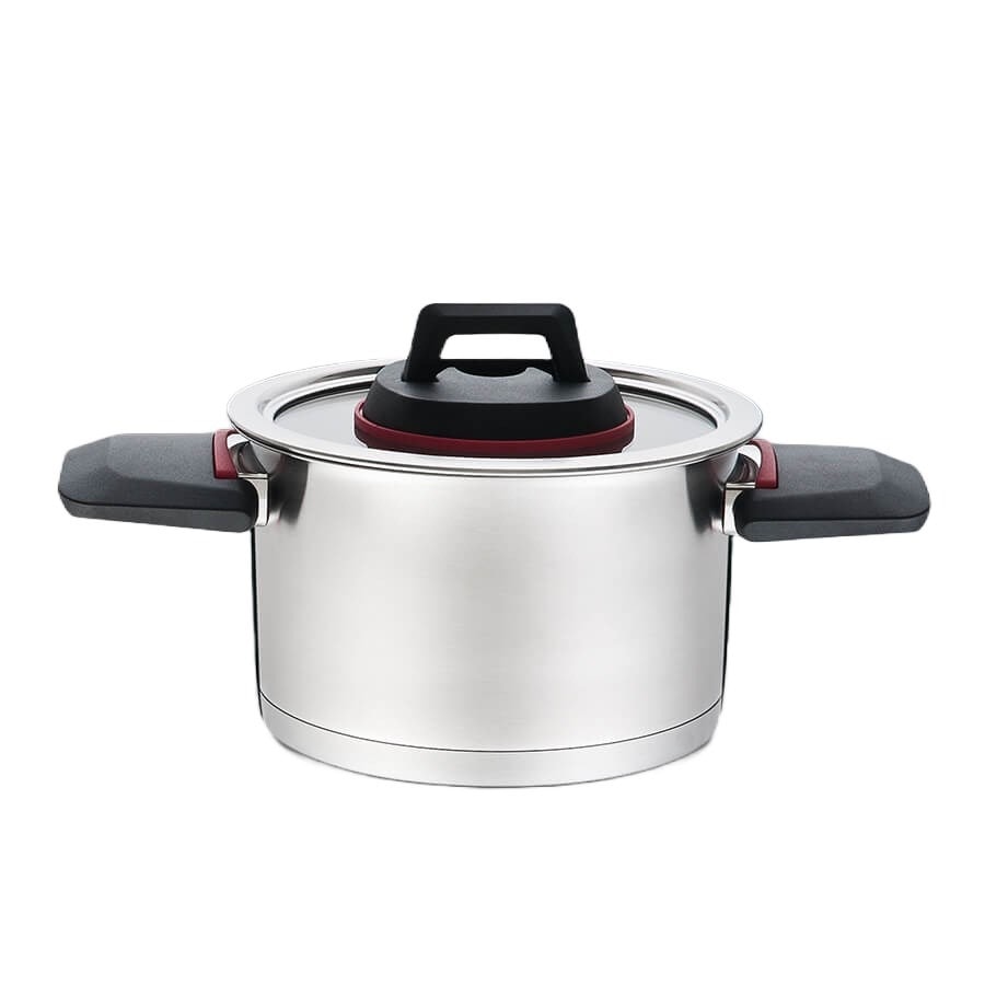 Pot MR-3530-24 with folding handles and lid 5.5L - ideal for your kitchen