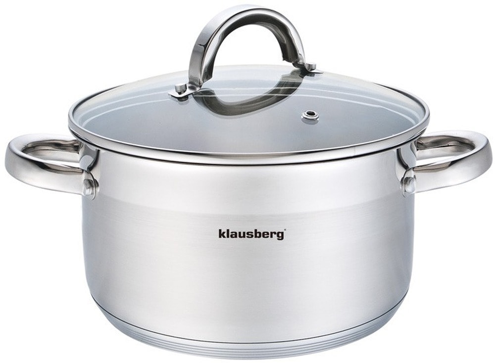 Klausberg Stainless steel pot - 20 cm, 3.5 l - ideal for cooking