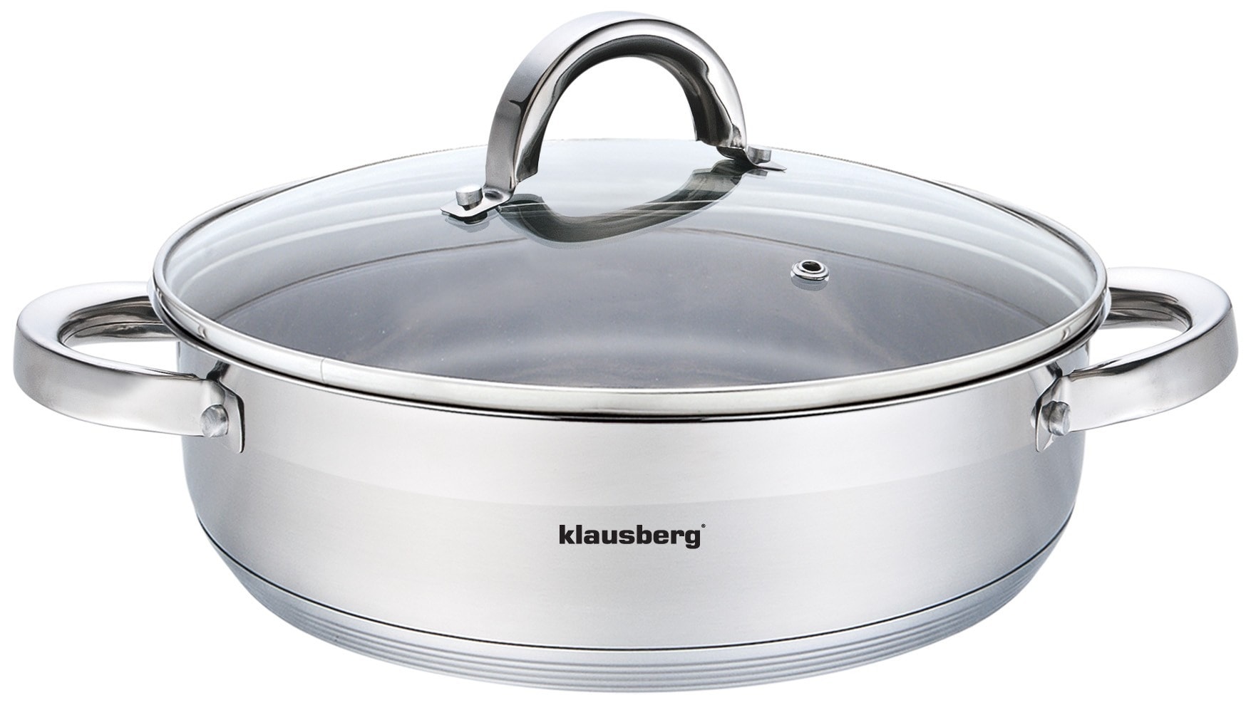Klausberg Stainless steel pot - Ø26cm 4.6l - ideal for cooking