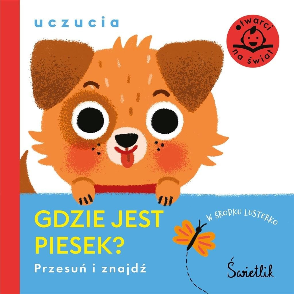 Świetlik Where is the puppy? Feelings. Slide and Find - interactive book for children