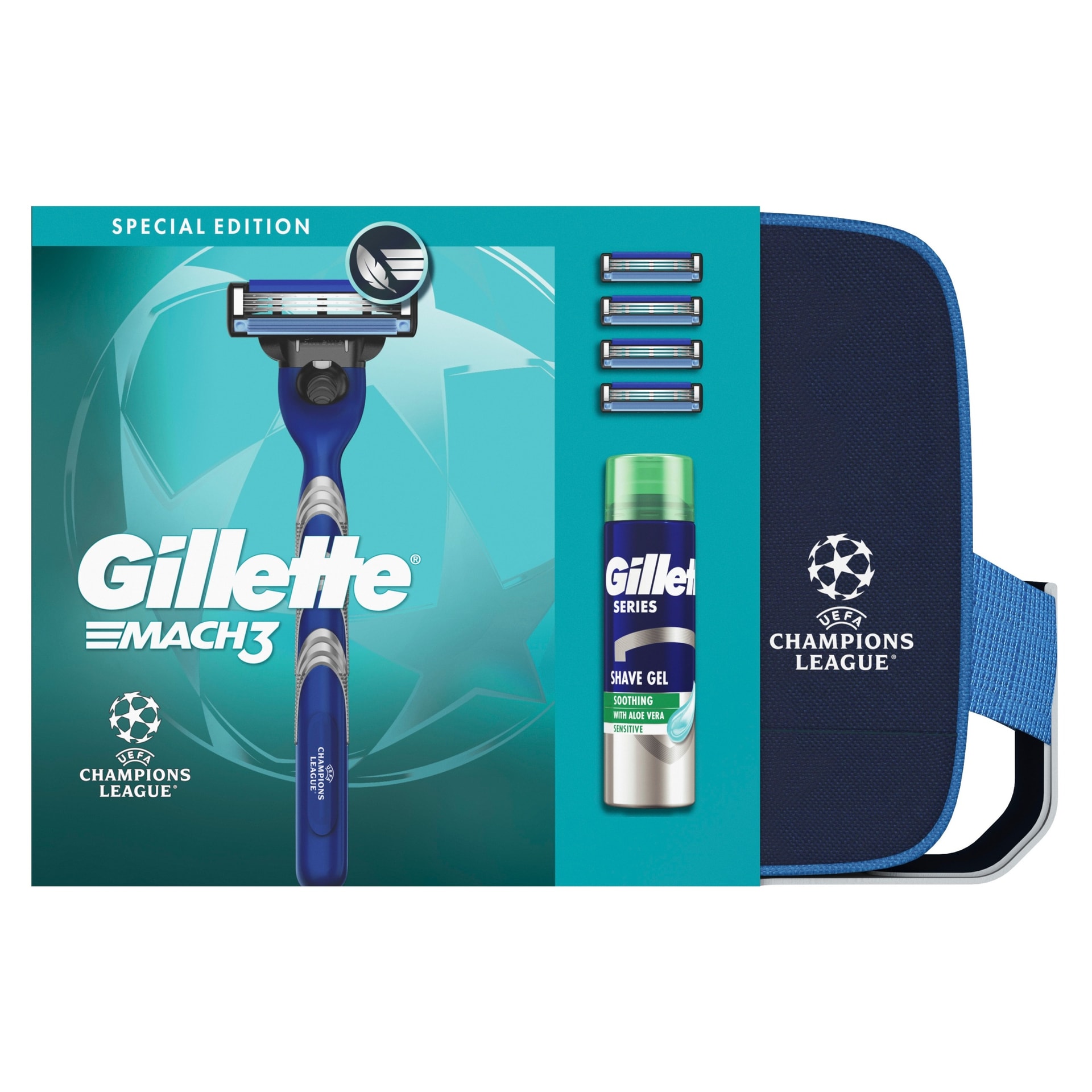 Gillette Mach3 Set - smooth shave and care in one!