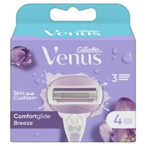 Gillette Venus 3 Breeze - Blades for women's razor, 4 pieces