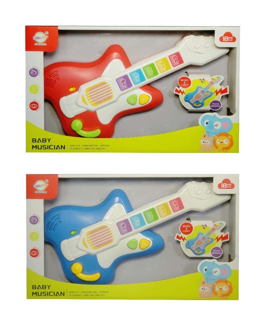 SWEDE Toy guitar with light and sound effects - ideal for little musicians