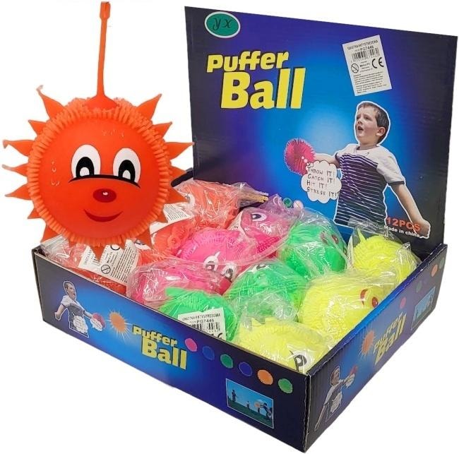 Flashing Squeeze Toy Color Mix - Antistress Toy in Sun Shape