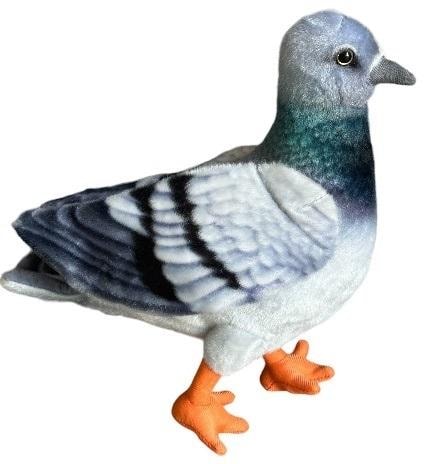 Blue decorative pigeon 30 cm - perfect addition to the interior