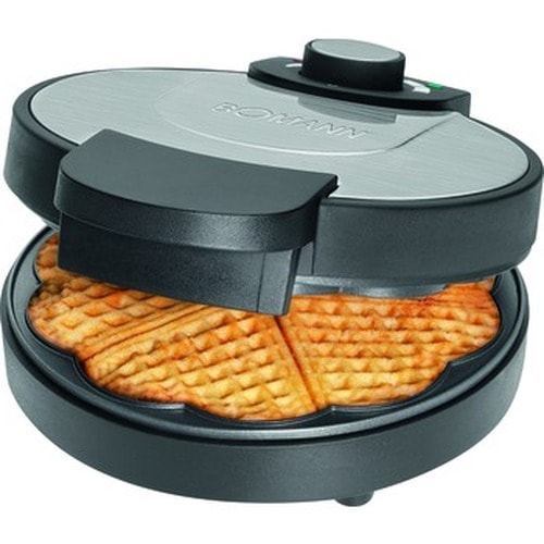 Bomann WA1365CB Waffle Maker - crispy waffles in minutes
