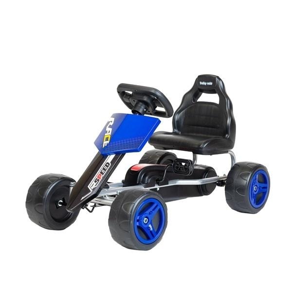 Baby Mix Speedy - Blue Pedal Go-Kart for Kids 3-8 years