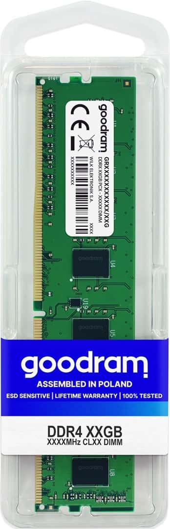 GOODRAM DDR4 8GB PC4-25600 (3200MHz) CL22 - fast RAM memory for your computer