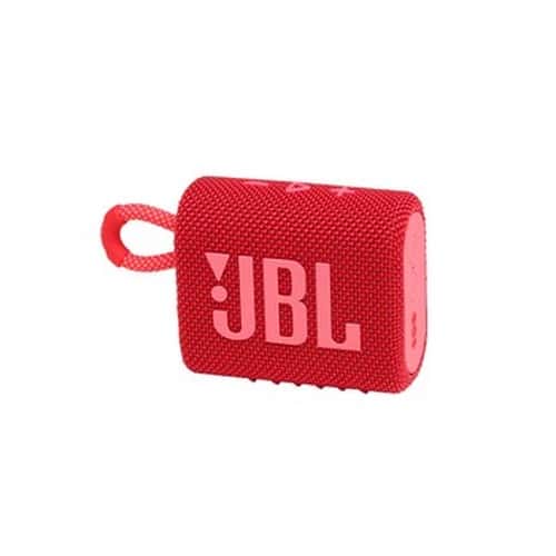 JBL GO3 Red - Portable Bluetooth Speaker with Waterproofing