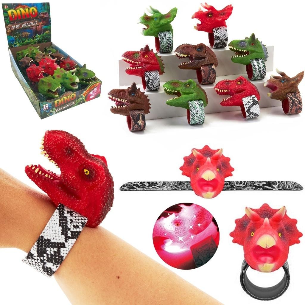 Glowing dinosaur head bracelet - perfect for playing
