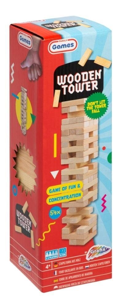 Wooden Tower - stacking game for the whole family