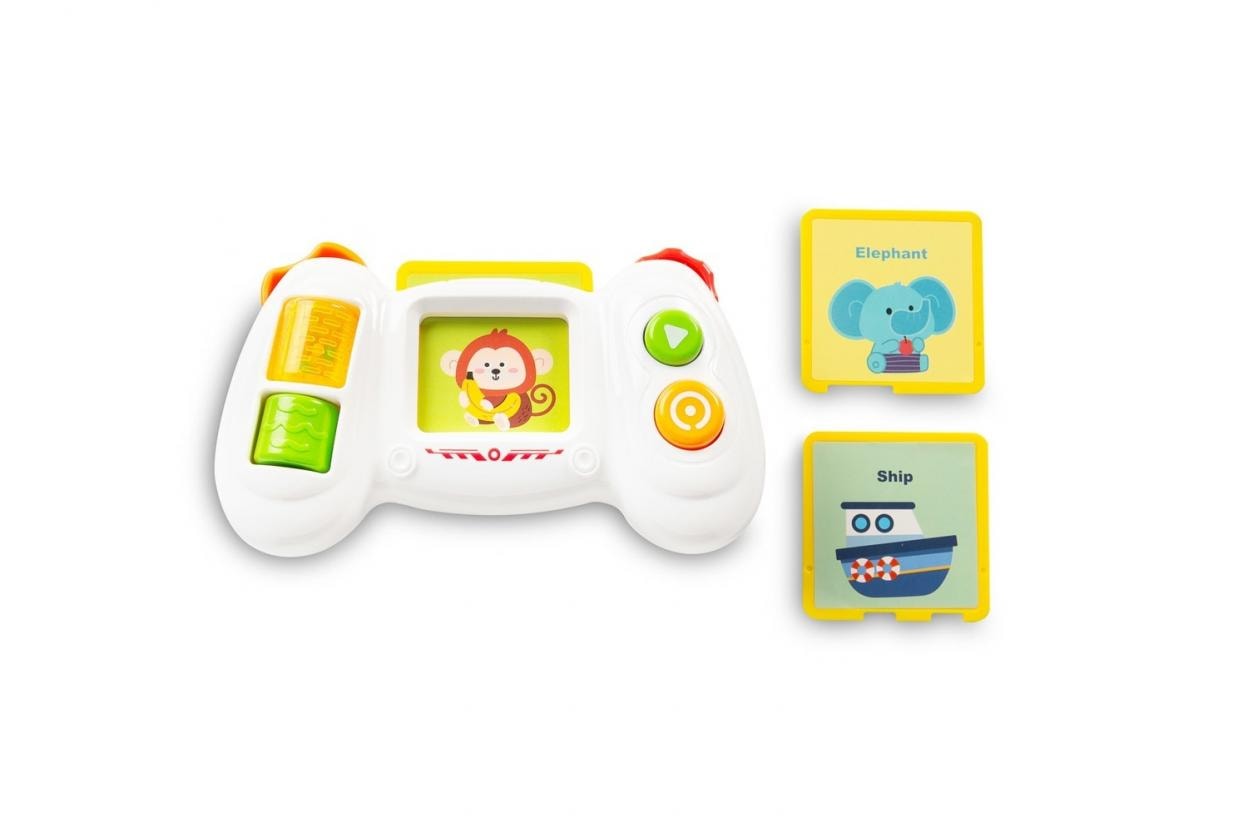 Portable educational game - interactive console for the youngest