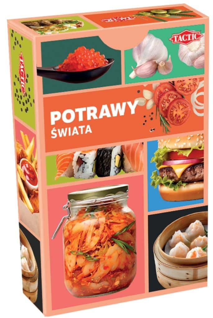 Tactic Card game Dishes of the world - educational culinary journey