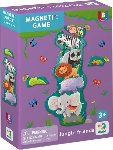 Dodo Magnetic game Friends from the jungle - creative fun for kids