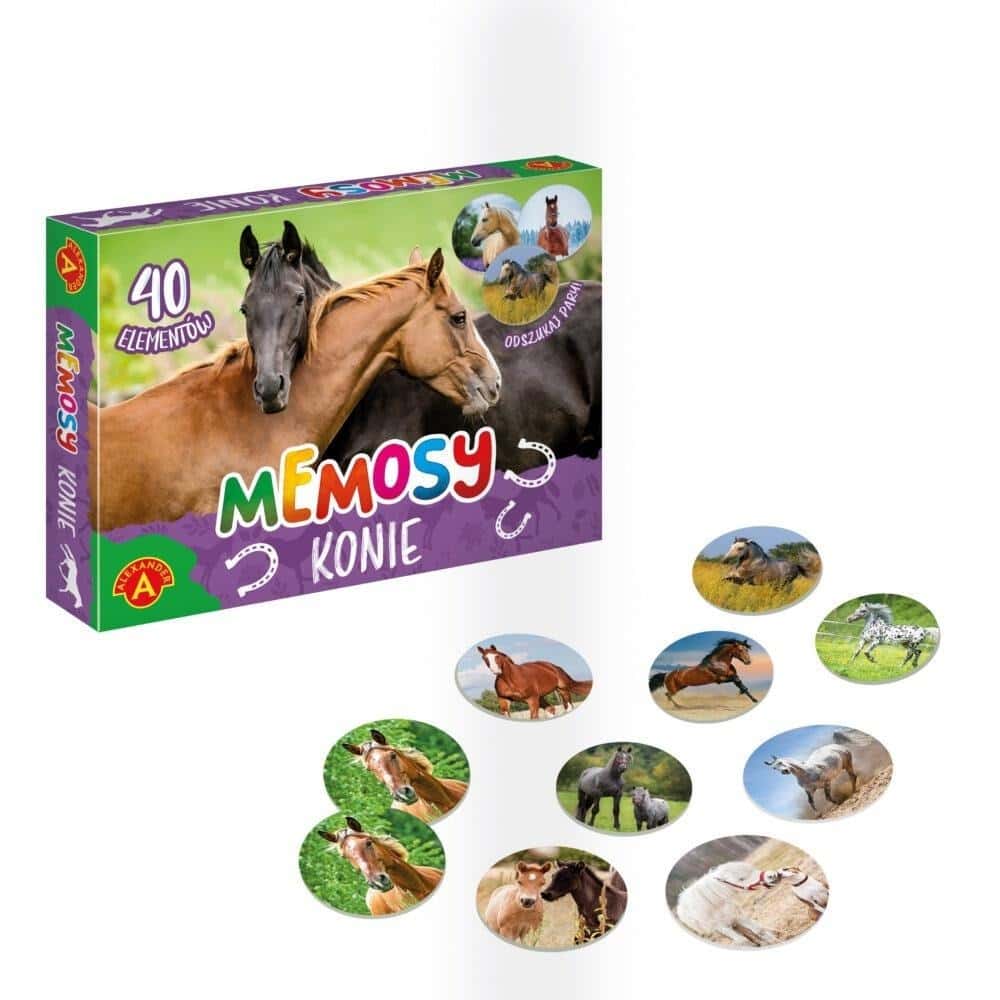 Alexander Memosy Horses Game - Memory training and fun for the whole family