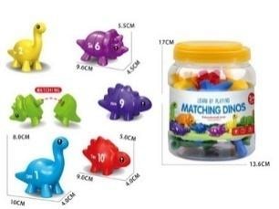 Montessori Game Dinosaur Numbers - Educational fun for your child!