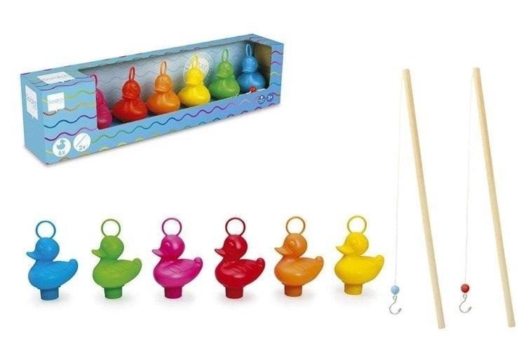 Łowimy Kaczuszki rainbow - Dexterity game for kids