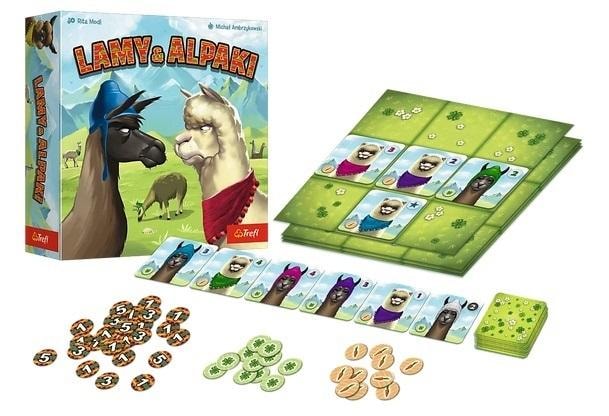 Trefl Game Llamas and Alpacas - engaging board game for the whole family